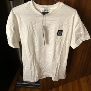 BRAND NEW WITH TAG STONE ISLAND WHITE T SHIRT M